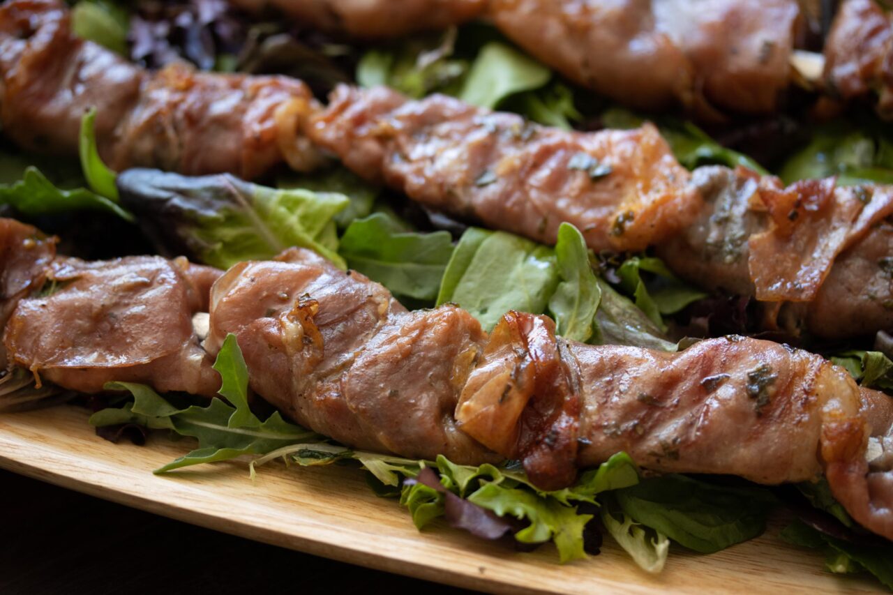 Shrimp Marinade In Tequila With Prosciutto And Basil Shrimp Marinade In Tequila With Prosciutto And Basil