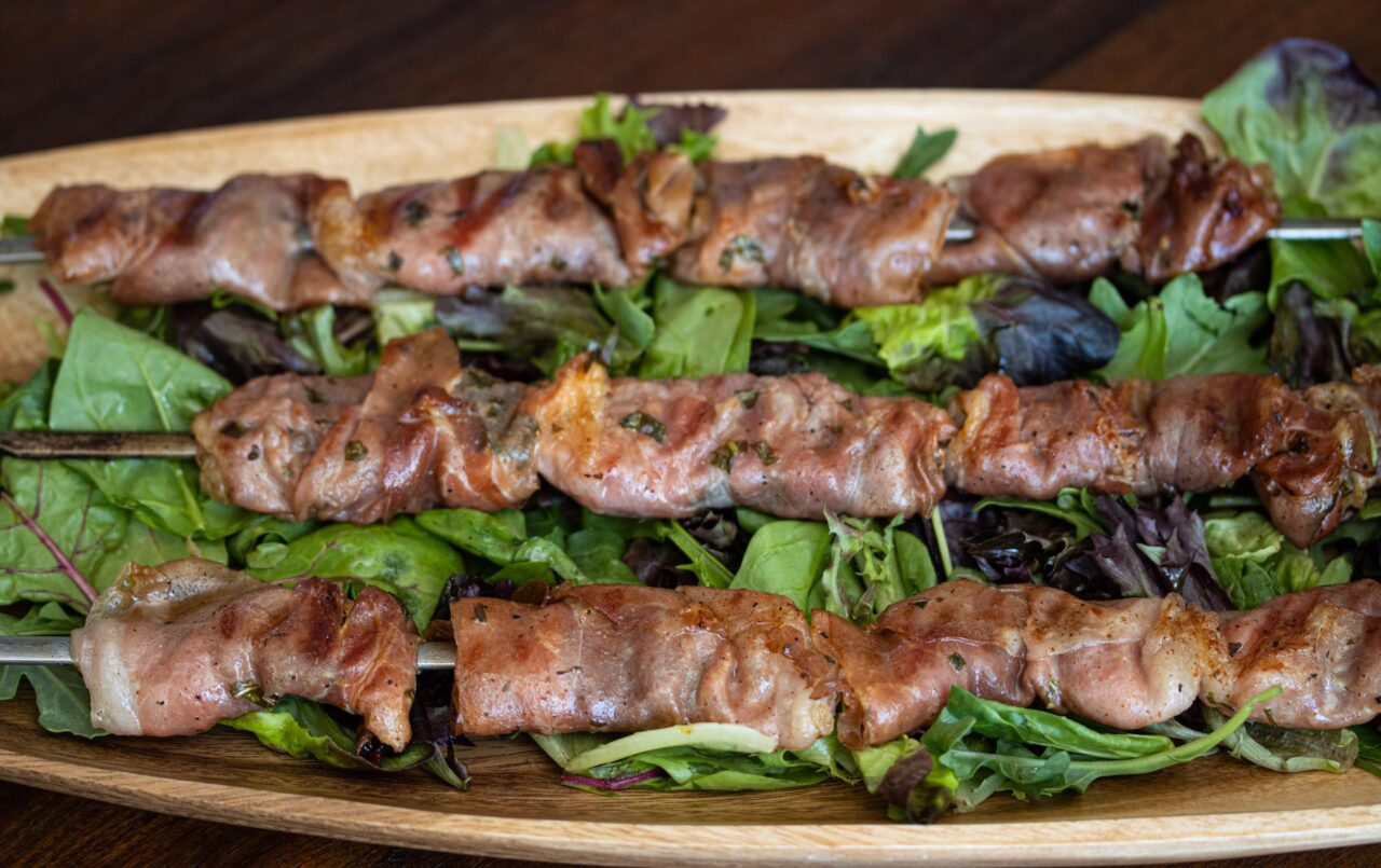 Shrimp Marinade In Tequila With Prosciutto And Basil Shrimp Marinade In Tequila With Prosciutto And Basil