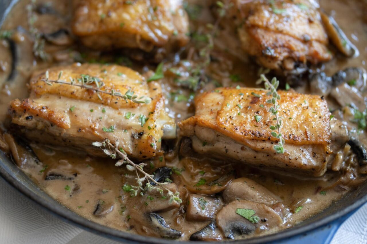 Bacon Chicken Thighs BACON CHICKEN THIGHS