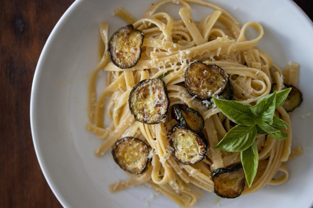 Zucchini Provolone Pasta