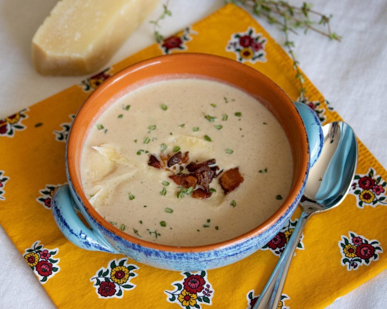 roasted cauliflower soup