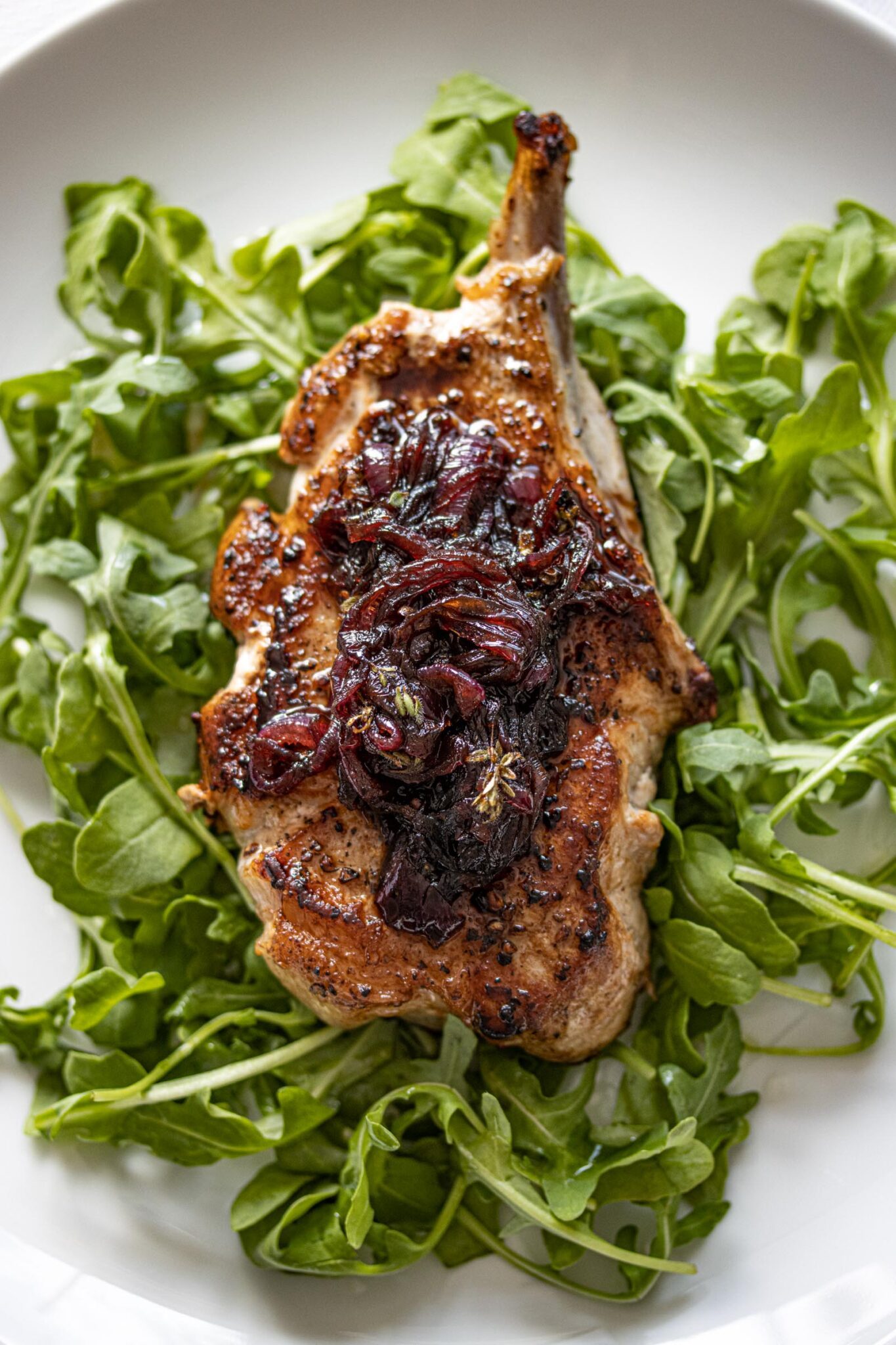 Pork chops with balsamic caramelized onions Pork chops with balsamic caramelized onions