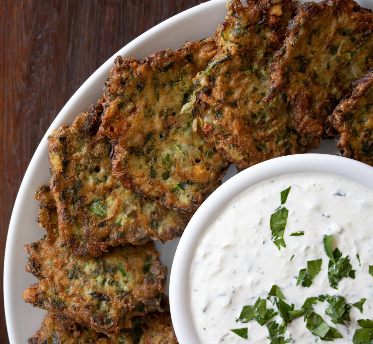 zucchini pancakes with tzatziki sauce zucchini pancakes with tzatziki sauce