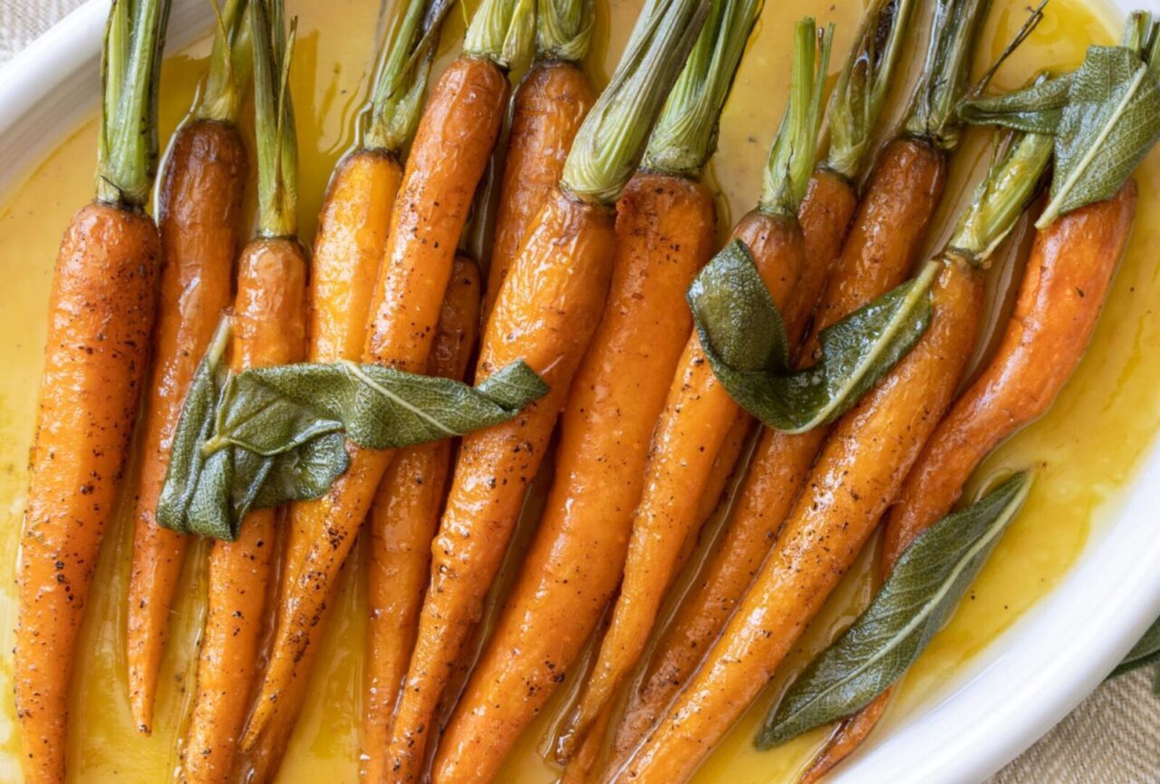 Roasted Carrots With Orange Brown Butter And Sage Roasted Carrots With Orange Brown Butter And Sage