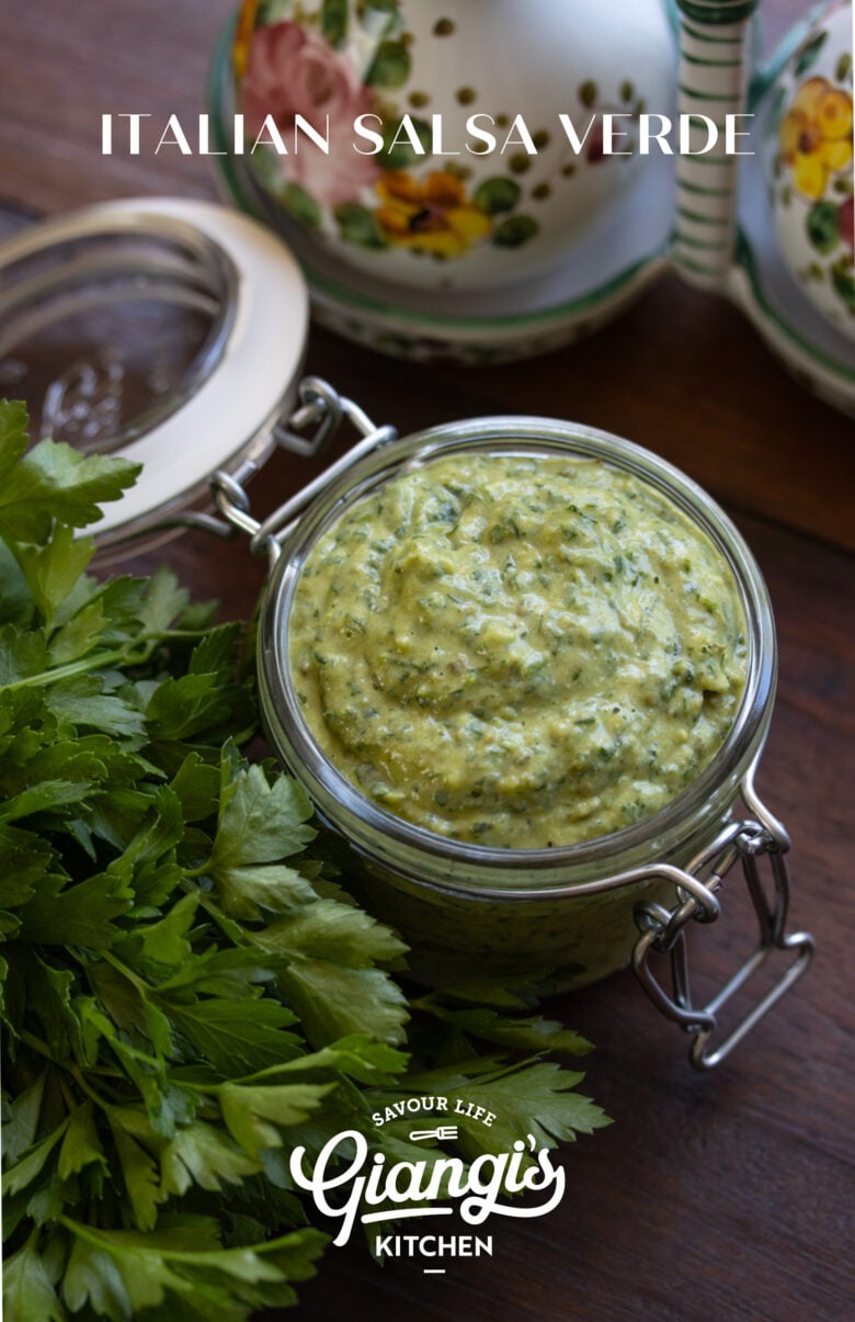 Italian Salsa Verde with Salmon