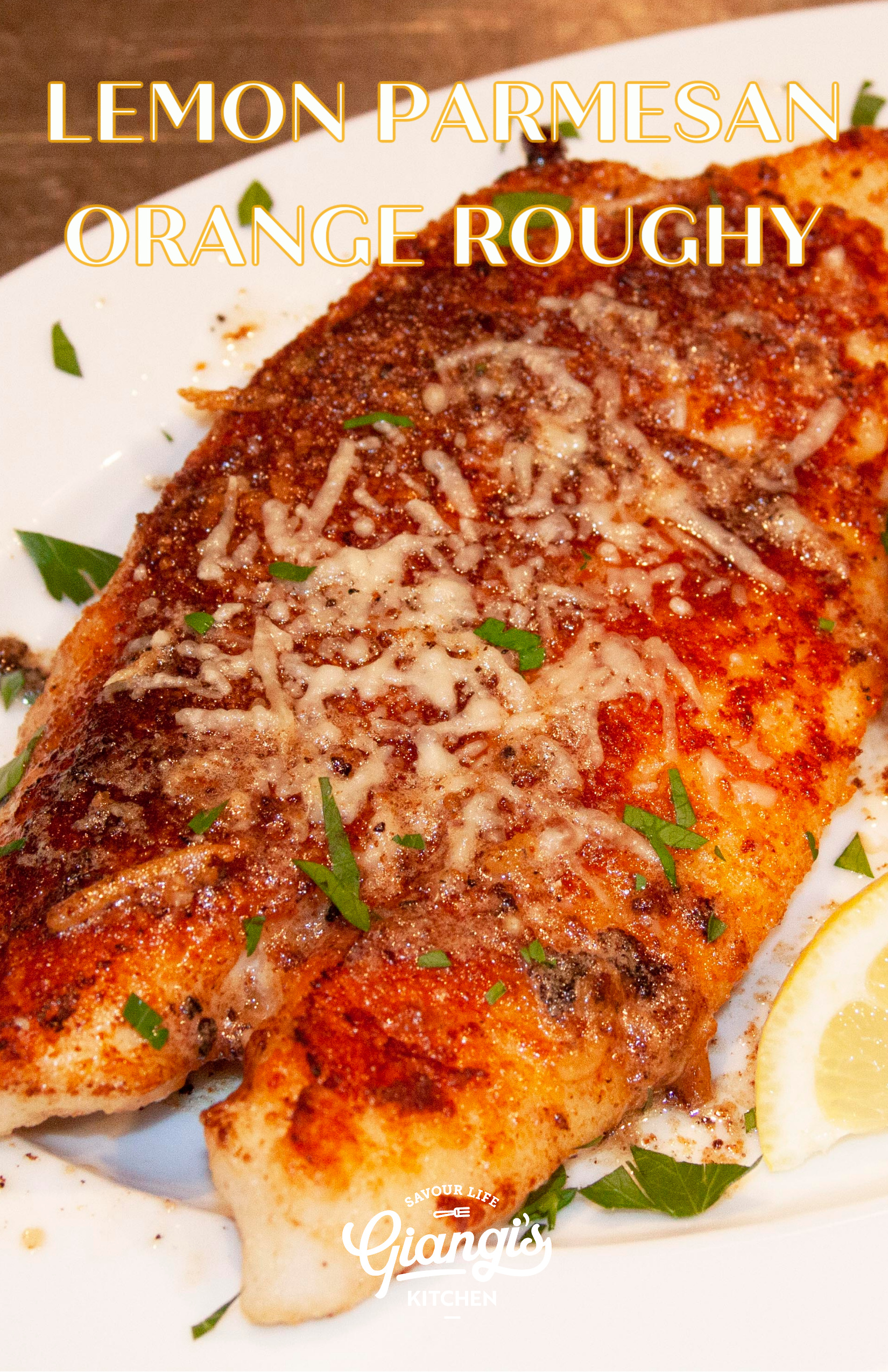lemon parmesan orange roughy