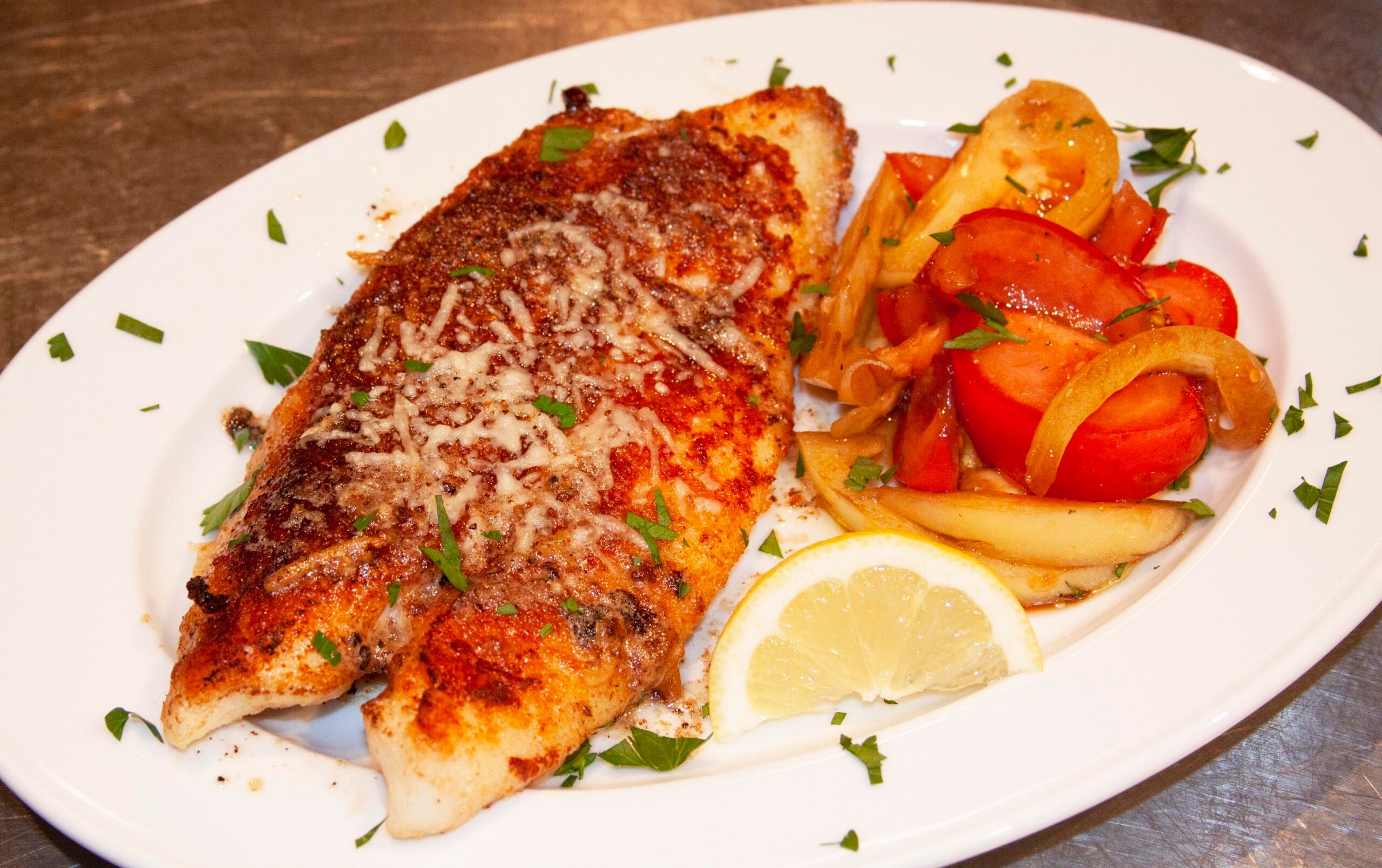 Lemon Parmesan Orange Roughy