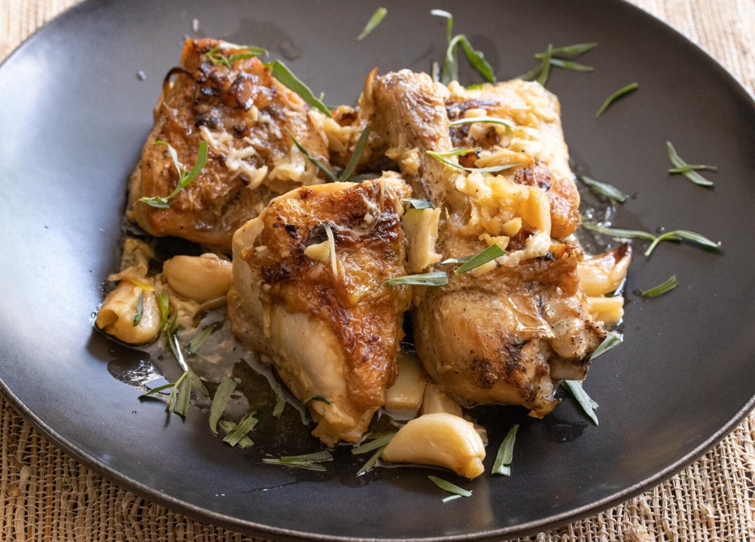 40 clovers garlic chicken