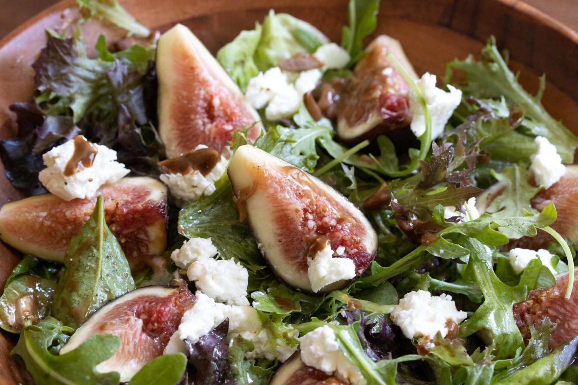 Figs with Goat Cheese Salad Giangi's Kitchen