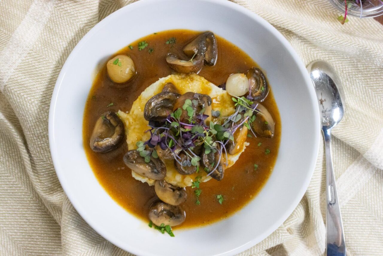 vegetarian Bourguignon