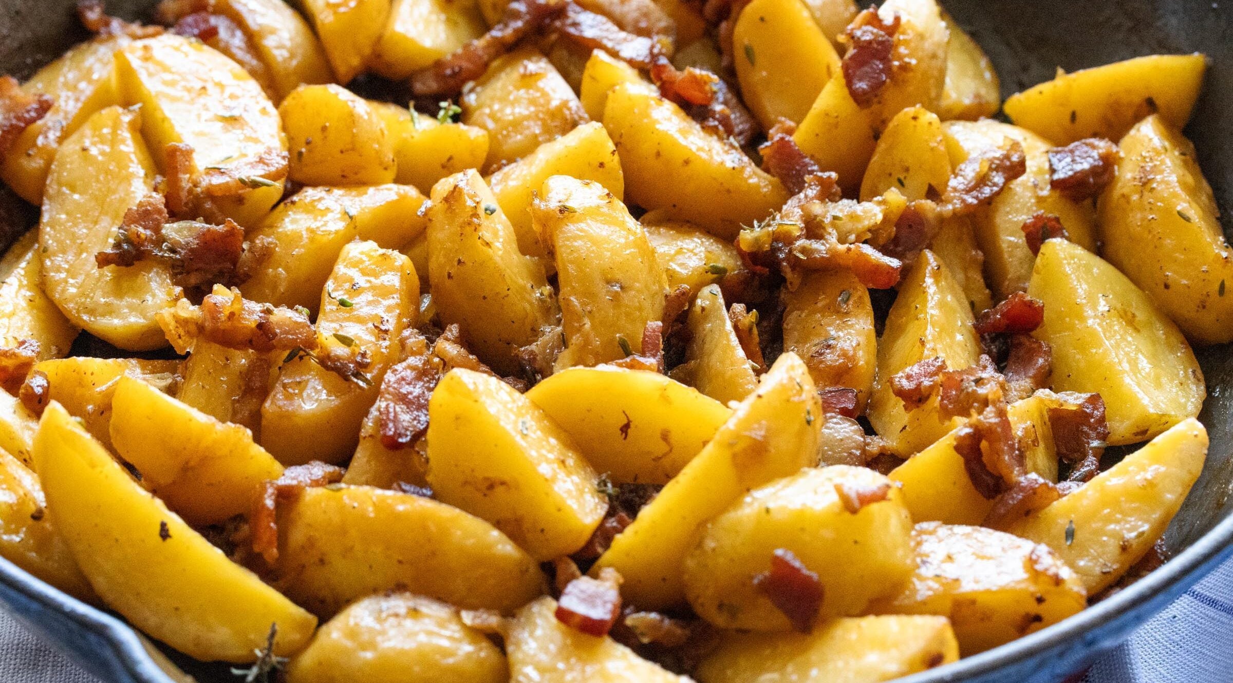 Potatoes Boulangere with Bacon