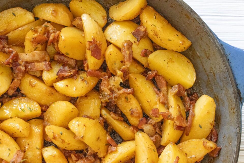 Potatoes Boulangere With Bacon A French Classic Giangi's Kitchen