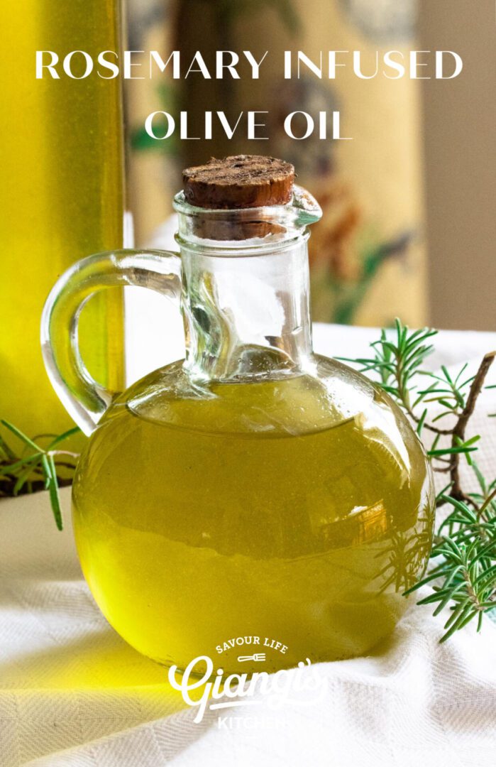 Rosemary Infused Olive Oil Recipe The Perfect Gift Giangi's Kitchen