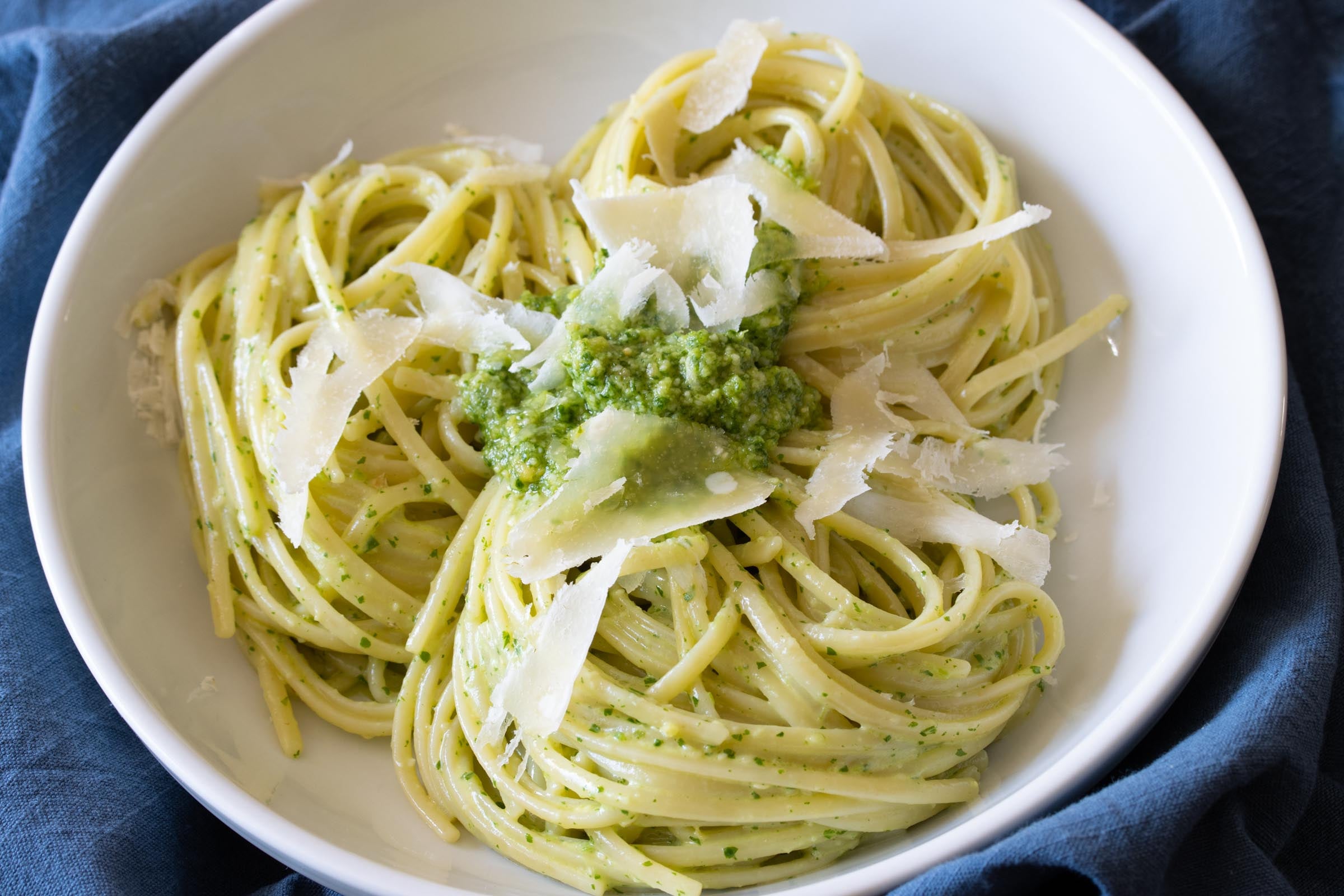 Watercress Pesto With Linguine