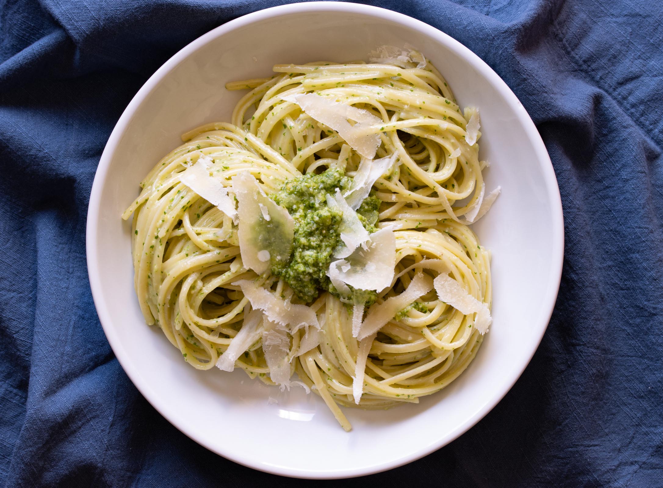 Watercress Pesto With Linguine