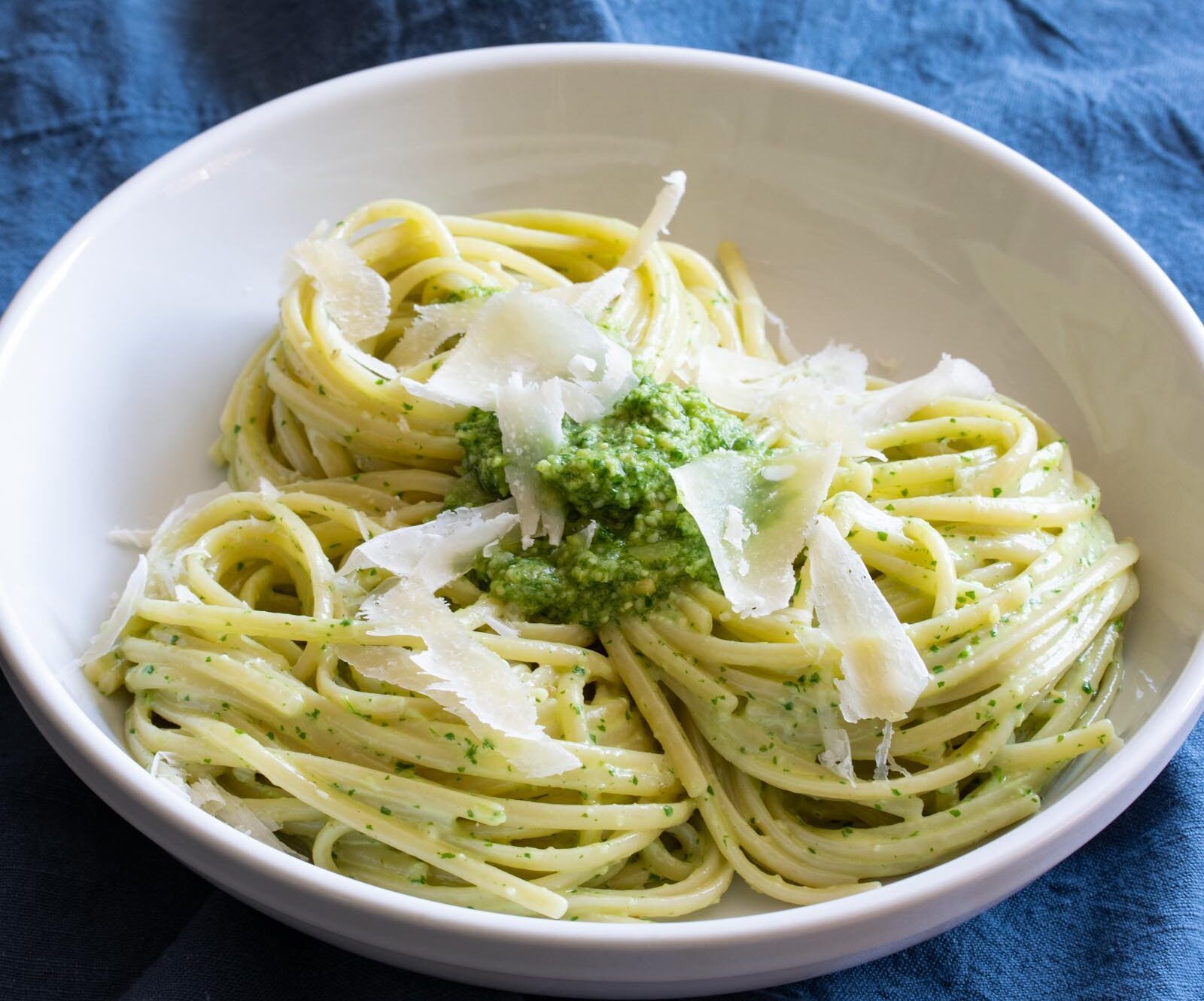 Watercress Pesto With Linguine