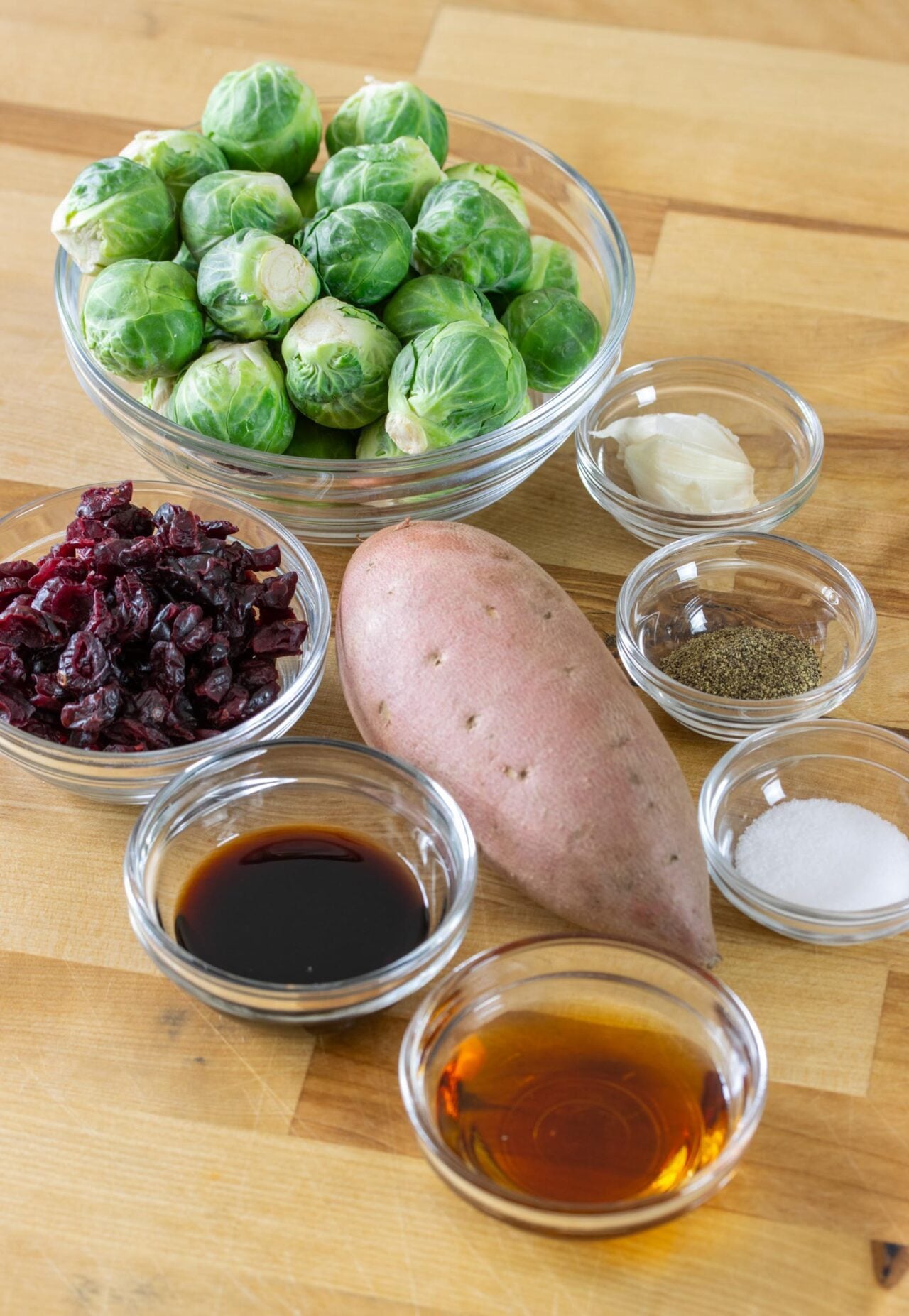 Roasted Sweet Potatoes, Brussel Sprouts and Cranberries Roasted Sweet Potatoes, Brussel Sprouts and Cranberries