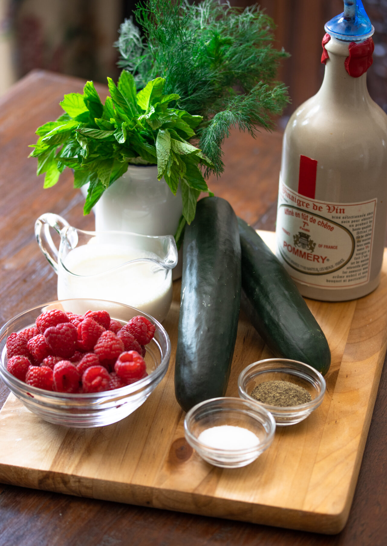 cucumber raspberry salad Cucumber raspberry salad