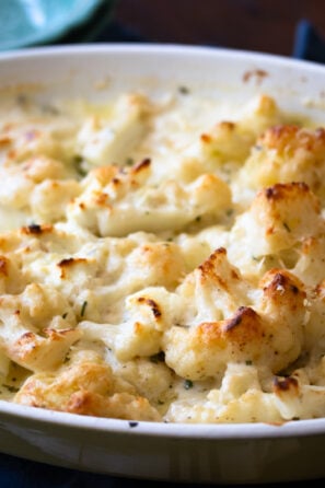 Cauliflower and Goat Cheese Gratin