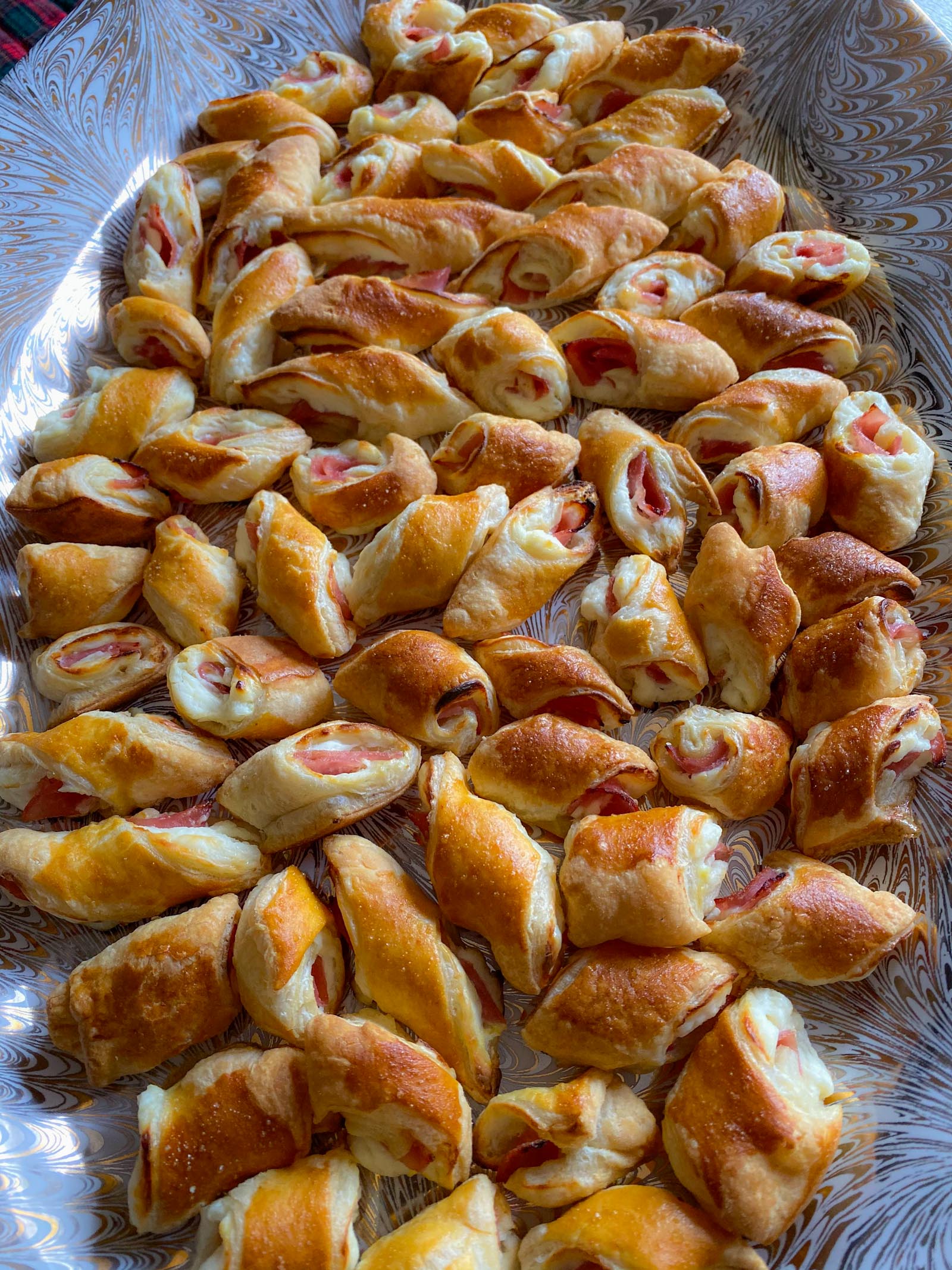 Ham and Cheese Puff Pastry Nibbles Giangi's Kitchen