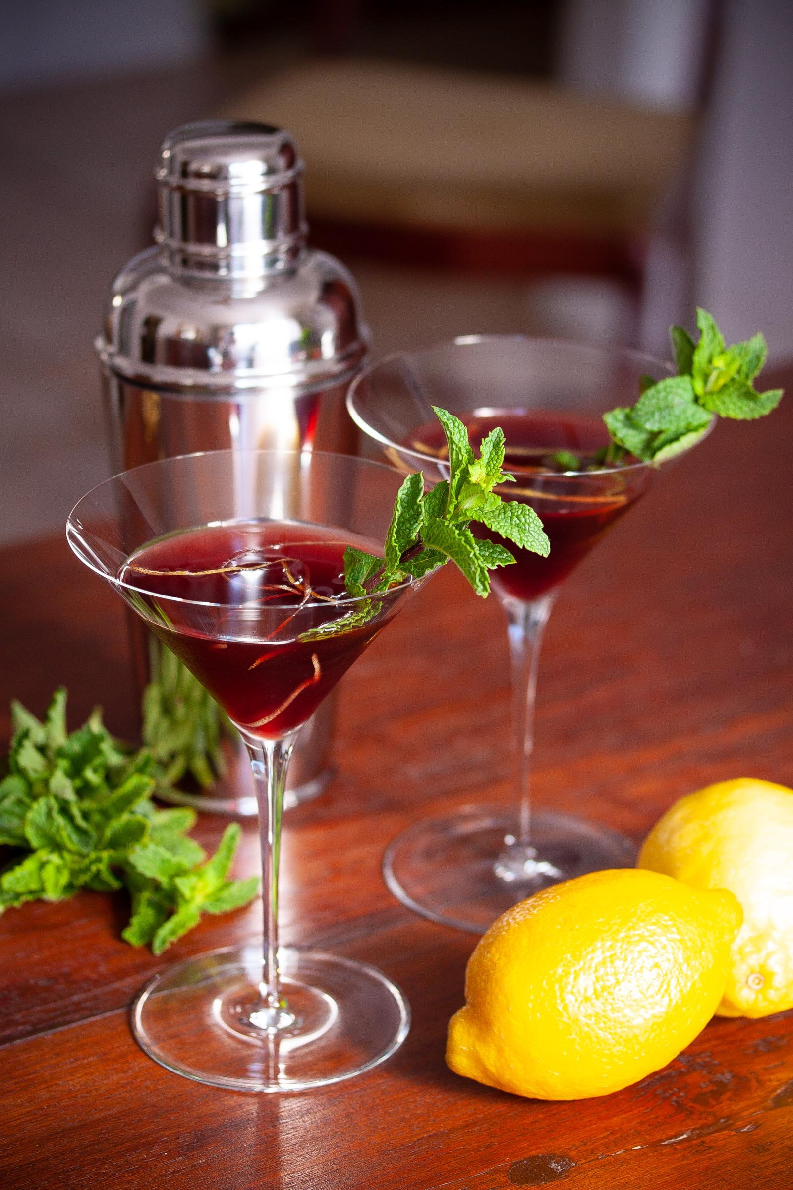 Pomegranate martini