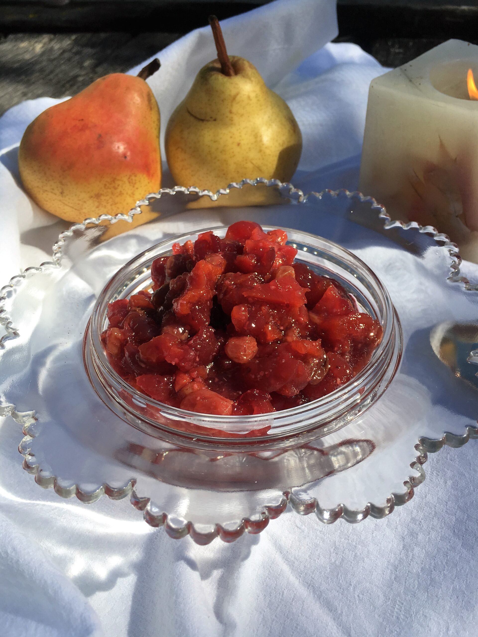 Cranberry Sauce with Apricots, Raisins and Orange
