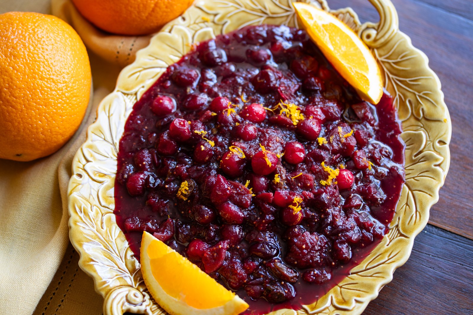 Cranberry Chutney with Red Wine