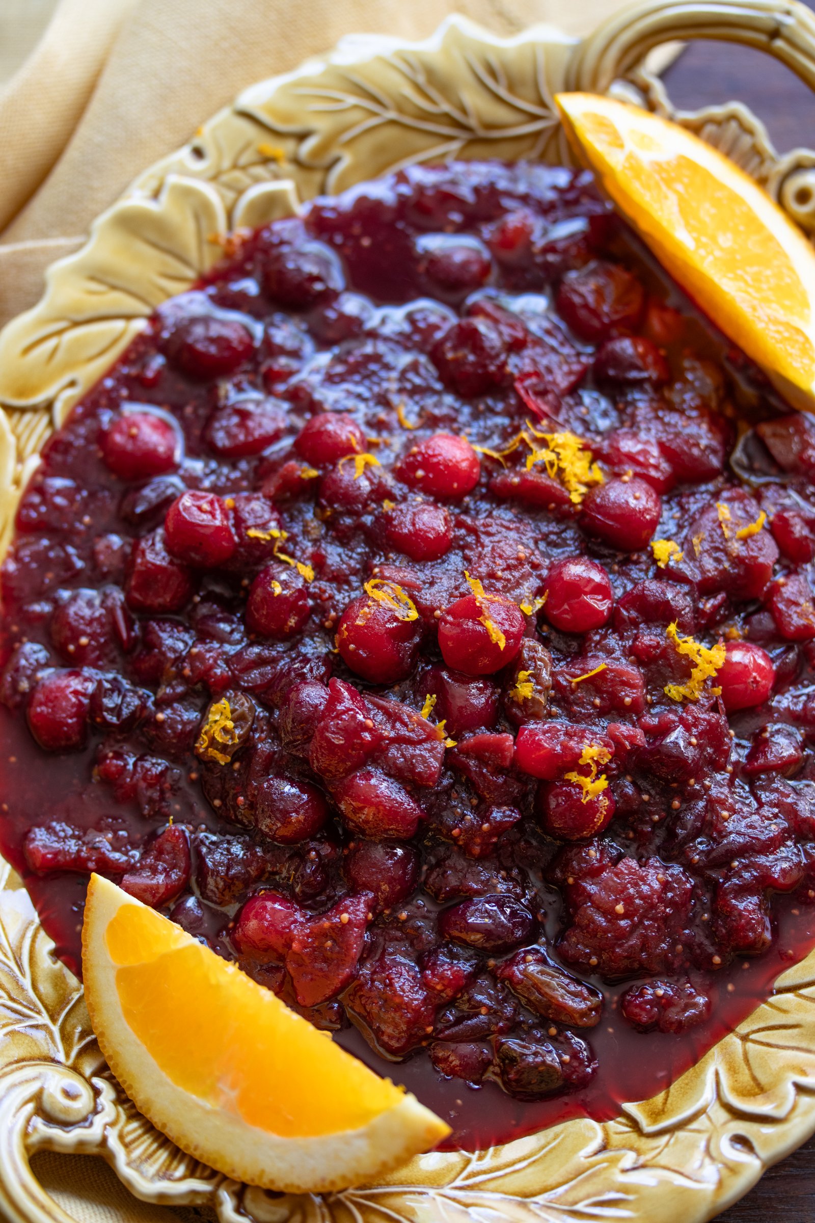 cranberry chutney with pinot noir