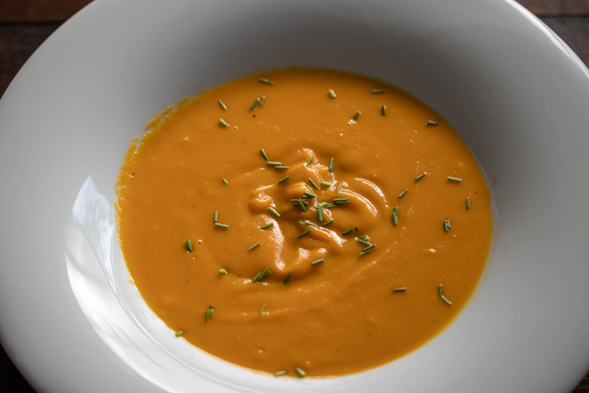 Cream of carrot Soup