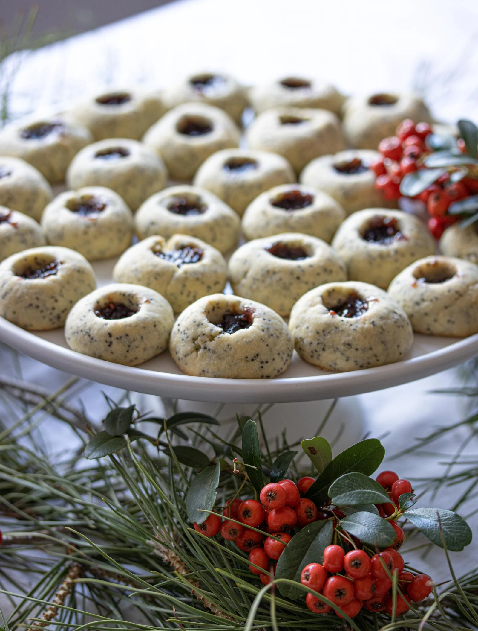 Poppy Seed Thumbprint Cookies