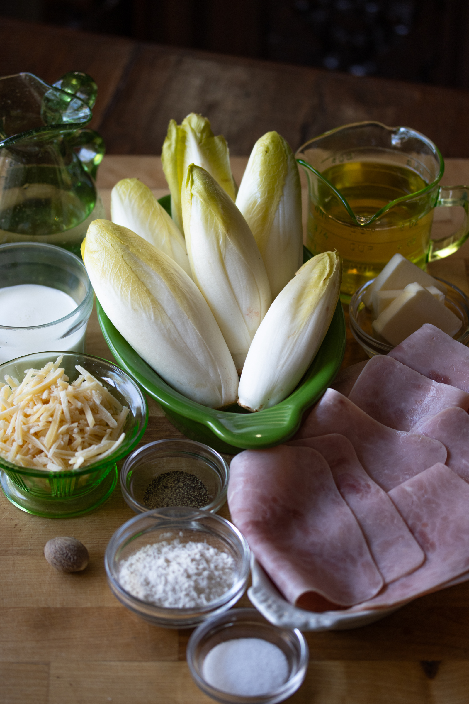 Endive Ham Gratin ingredients