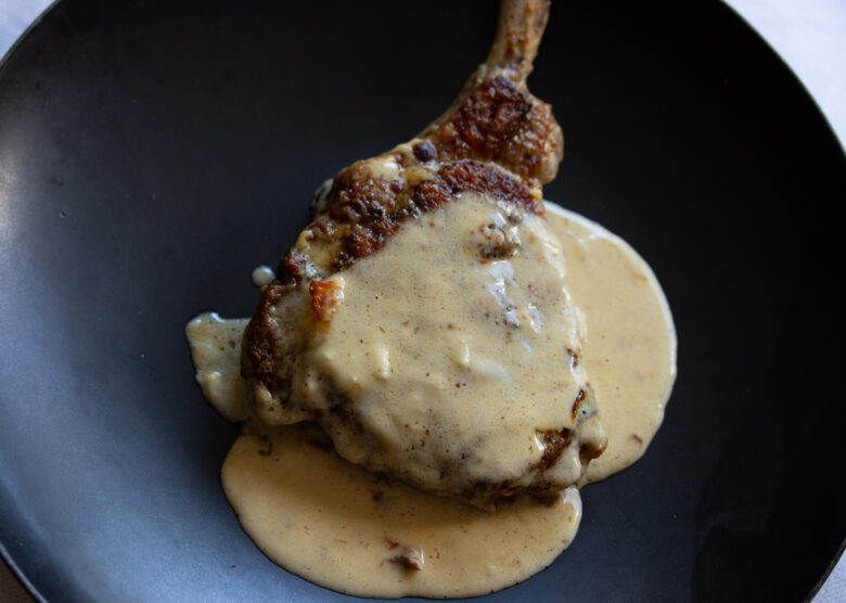 cheese pork chops
