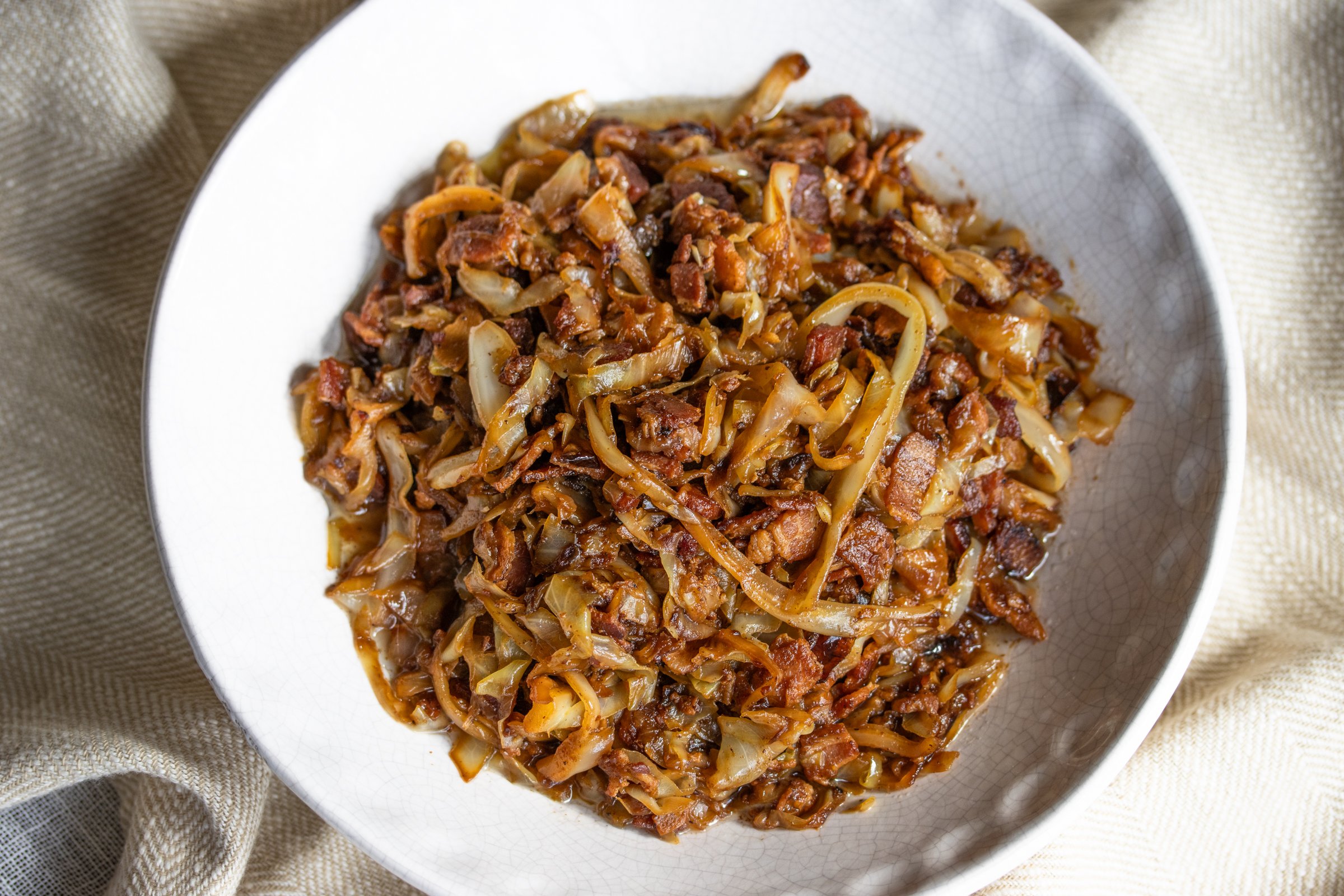 Braised Cabbage With Bacon
