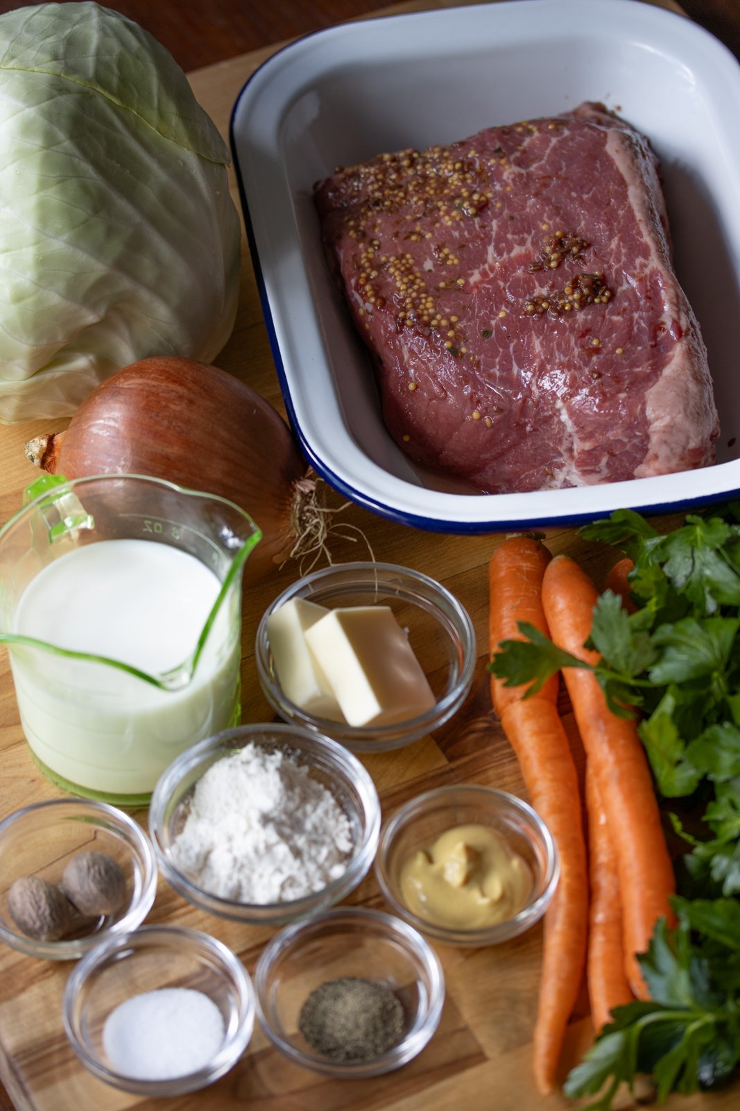 Corned Beef with Parsley Sauce