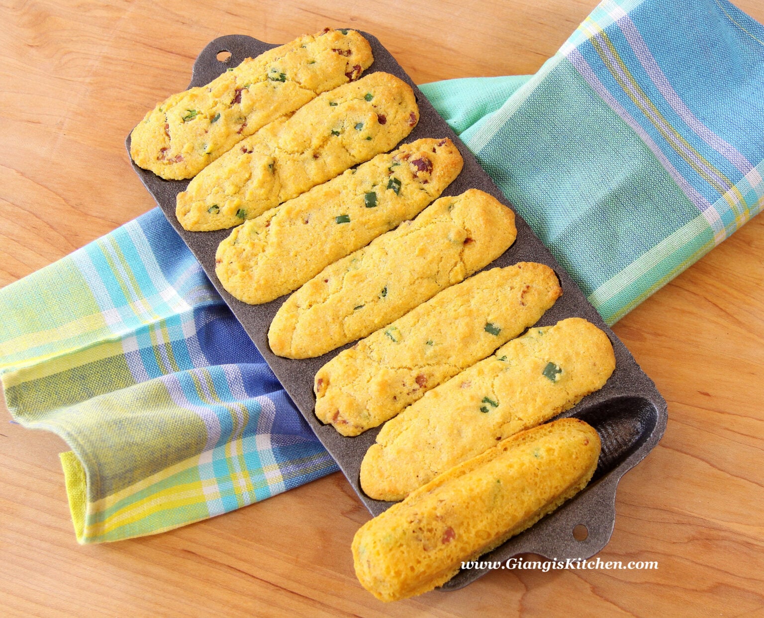 jalapeno corn sticks with maple hiney butter