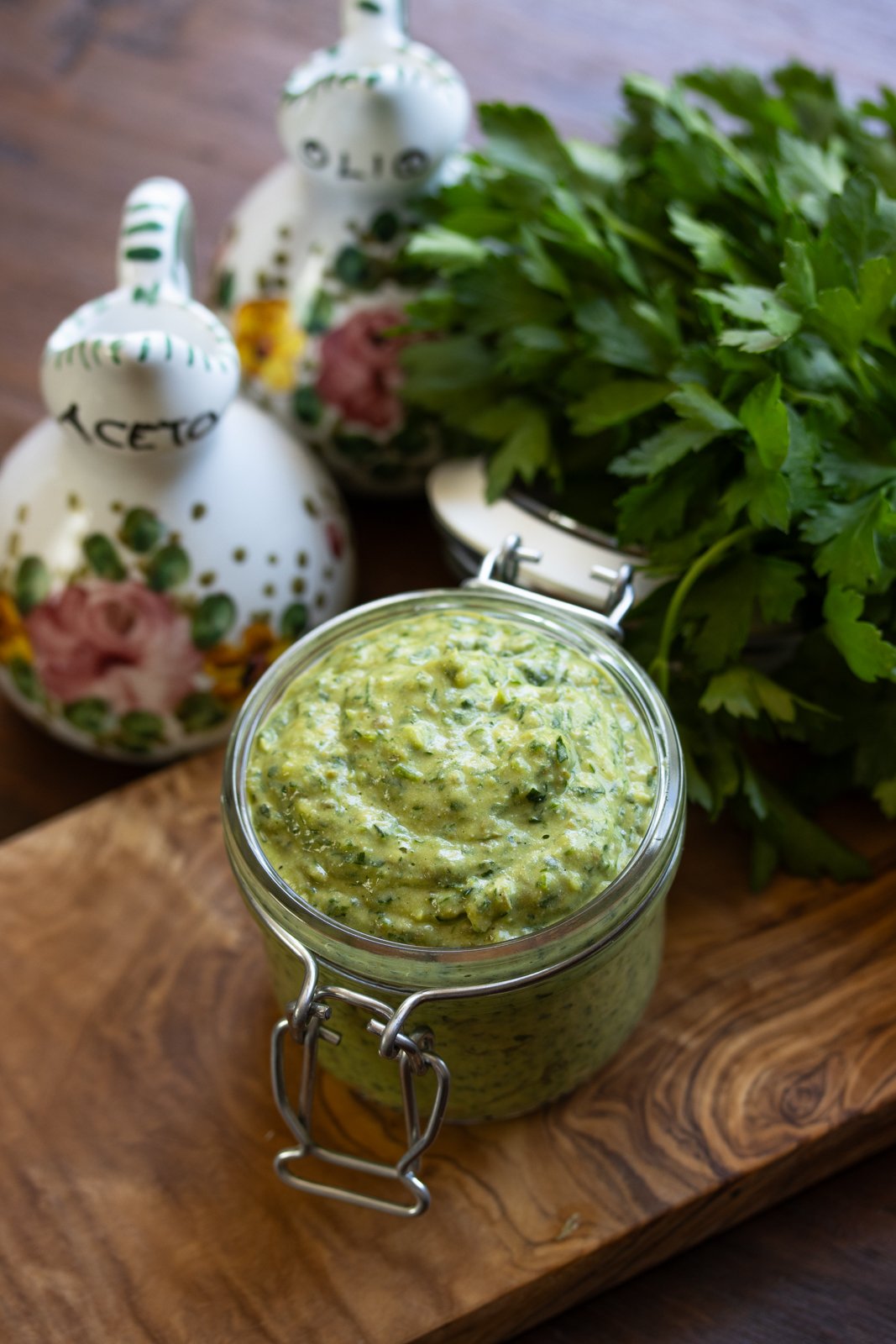 Italian Salsa Verde ready to enjoy