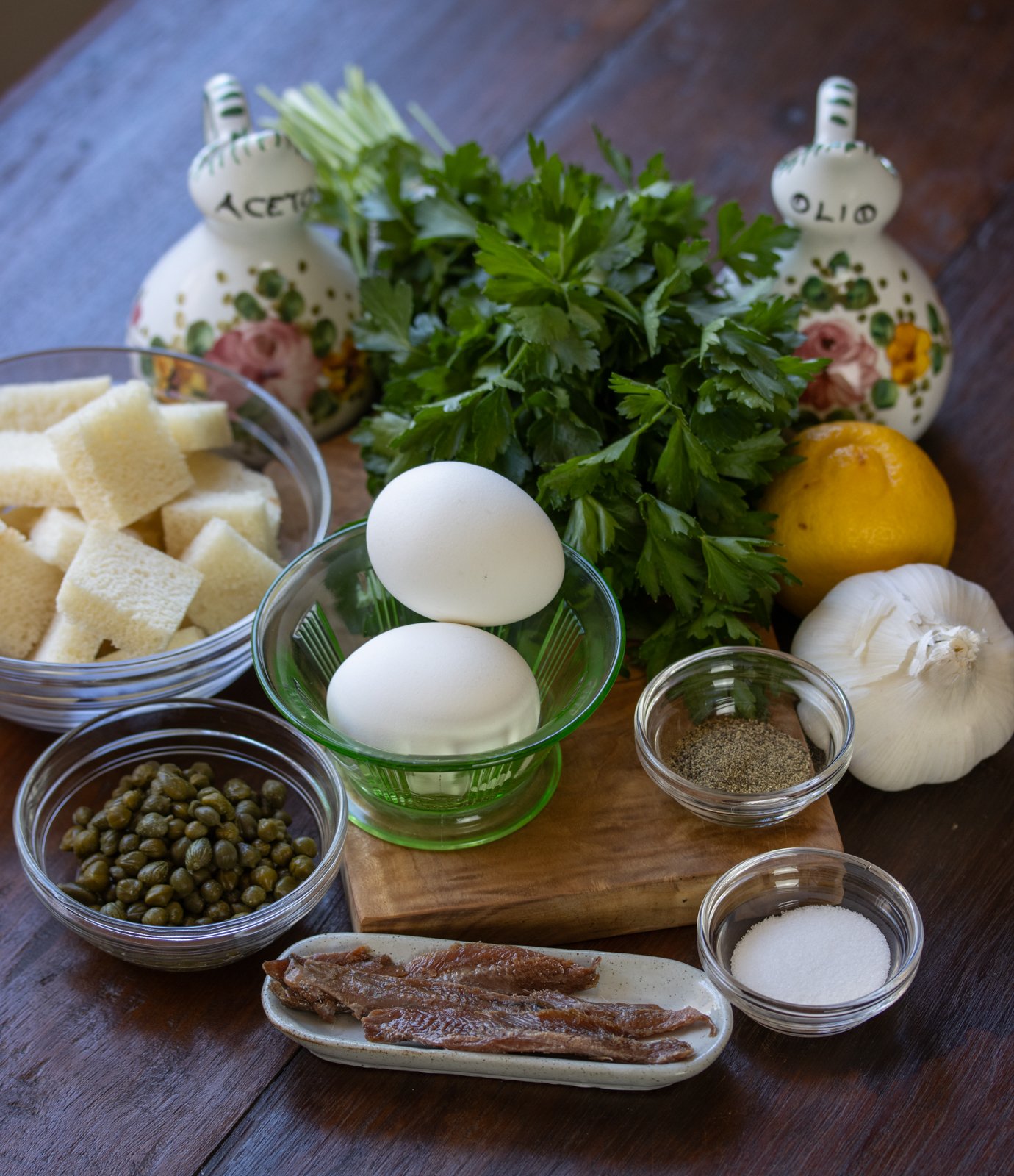 Italian Salsa Verde ingredients