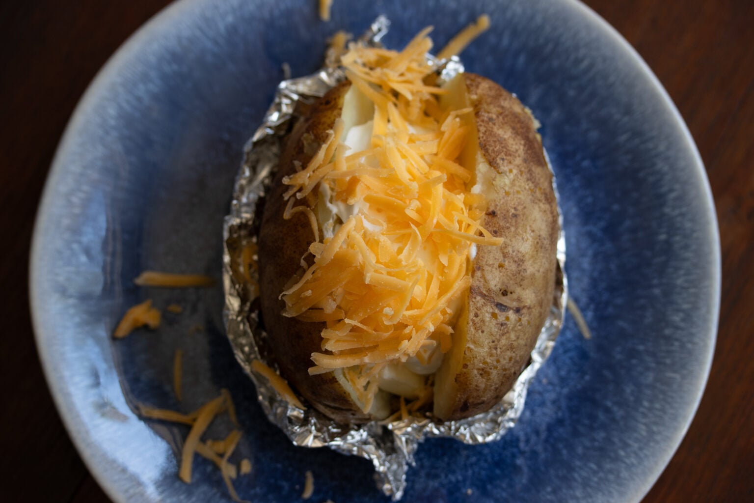 Added cheddar cheese.