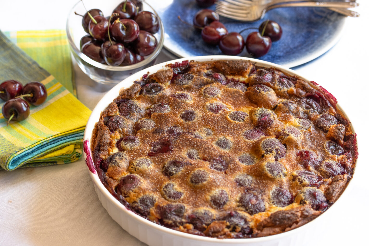 Cherry clafoutis