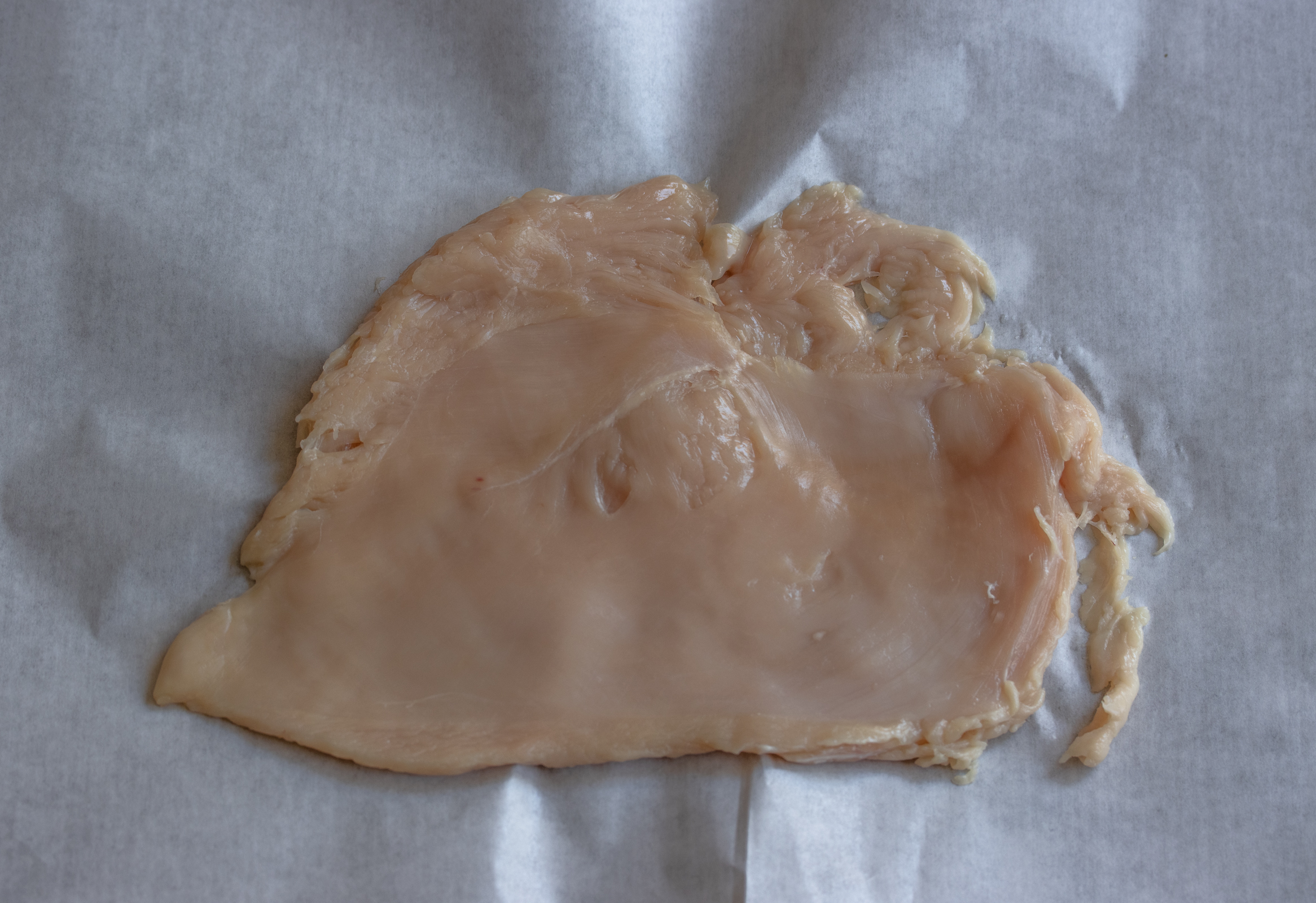 pounded thin chicken breast