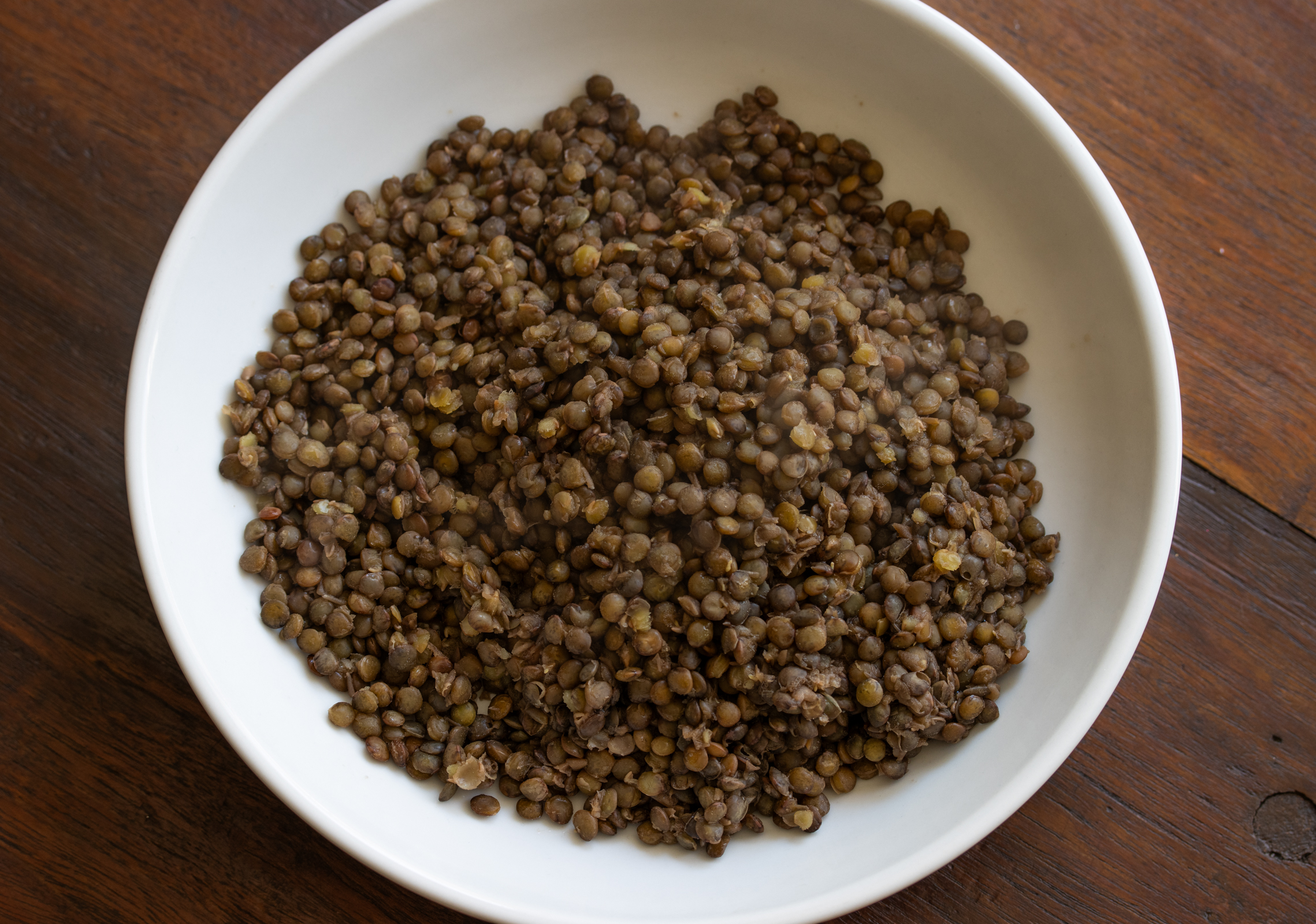 lentils in water and done