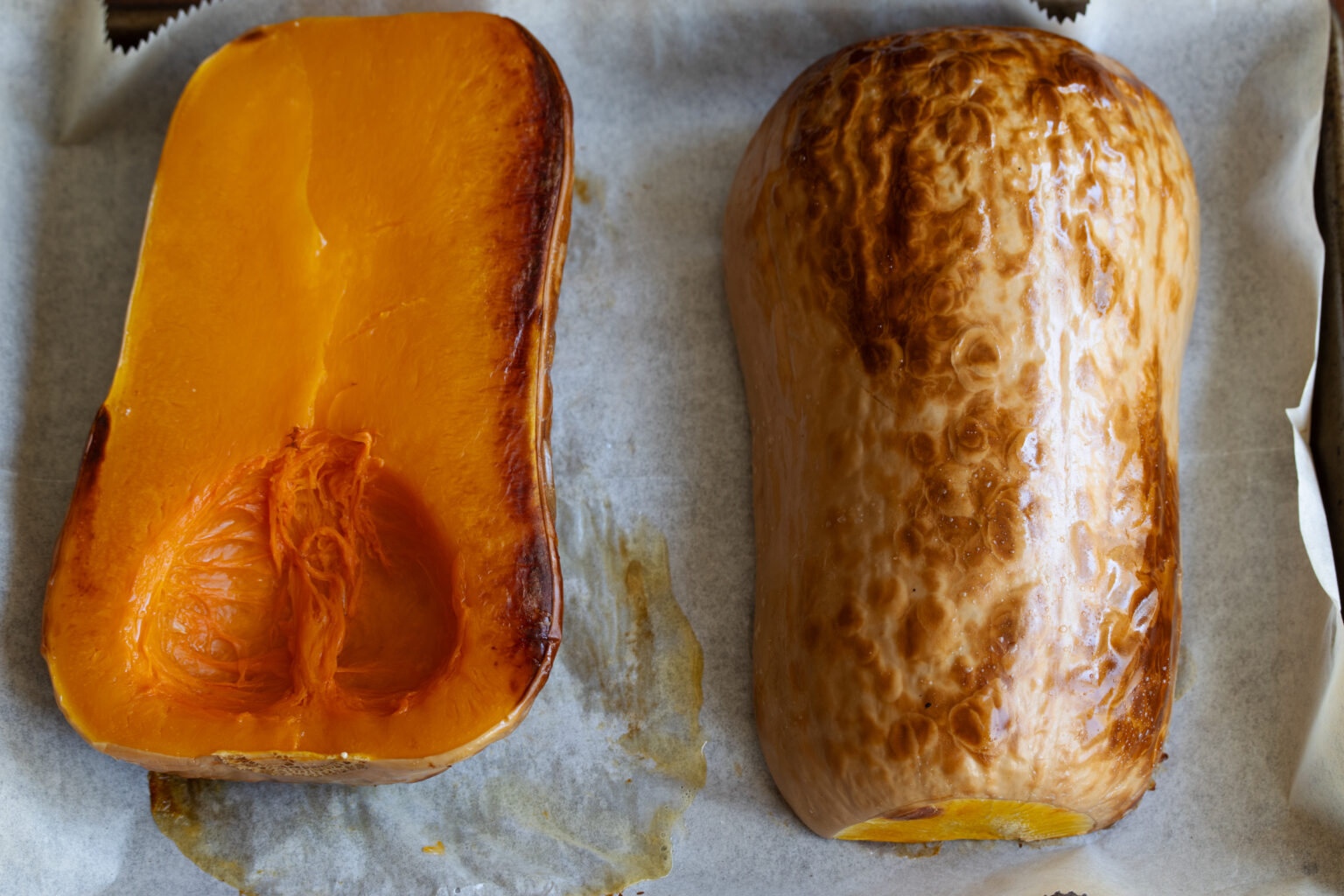 Roasted butternut squash.