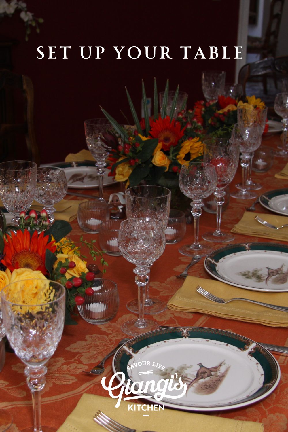 set up your table