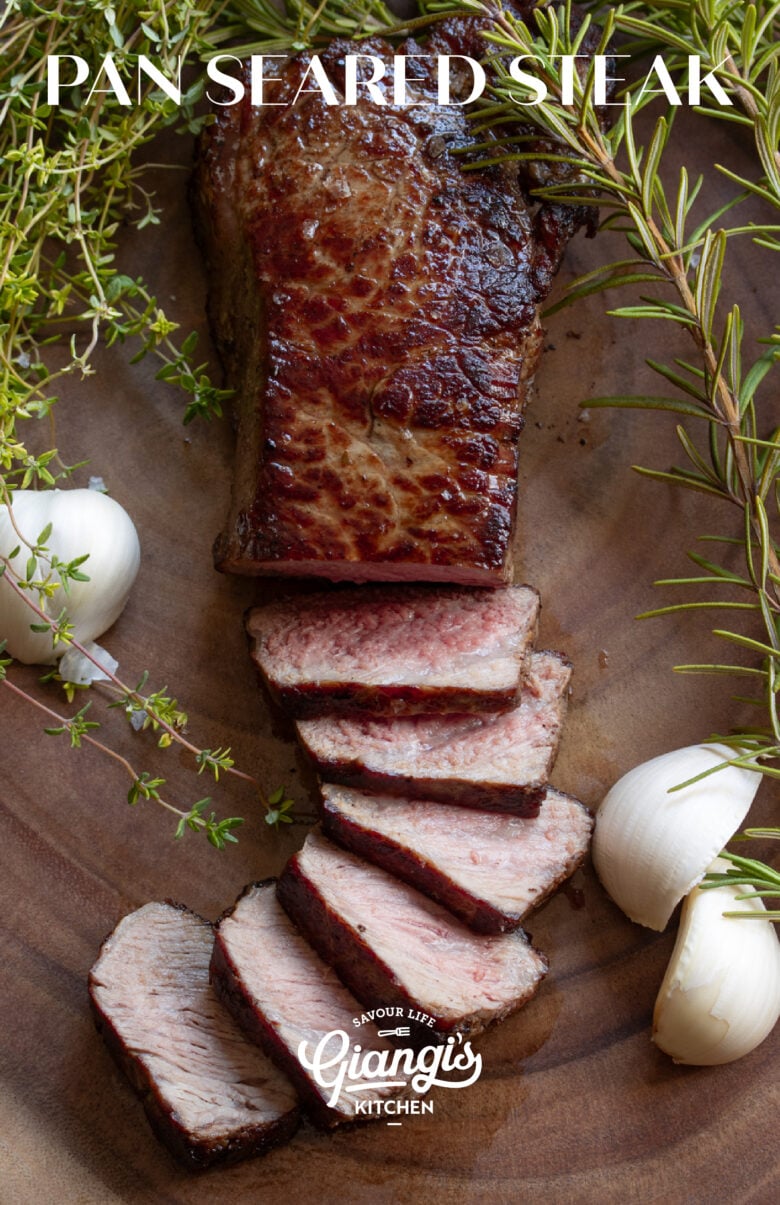 Pan seared Steak