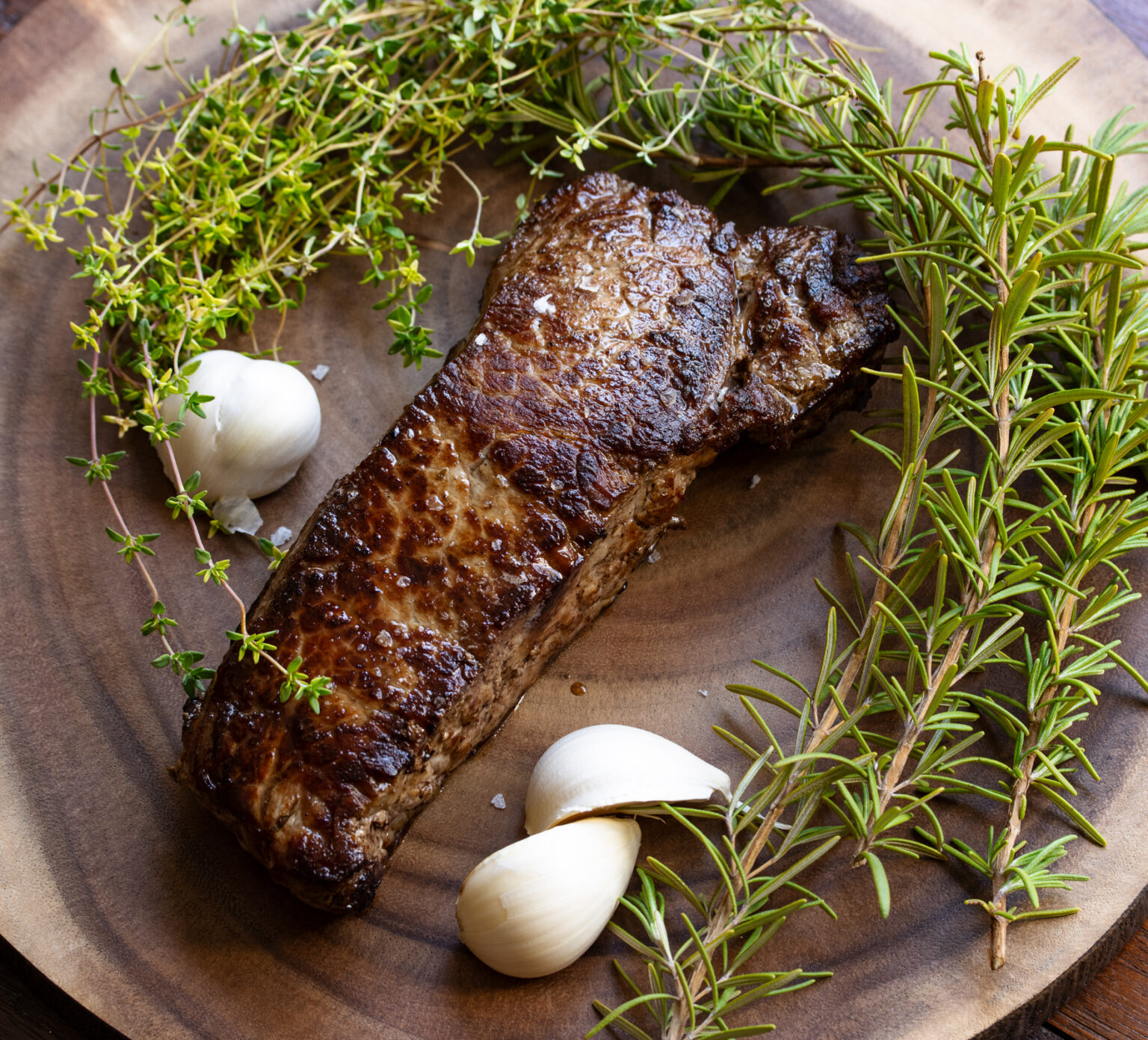 steak resting after cooking