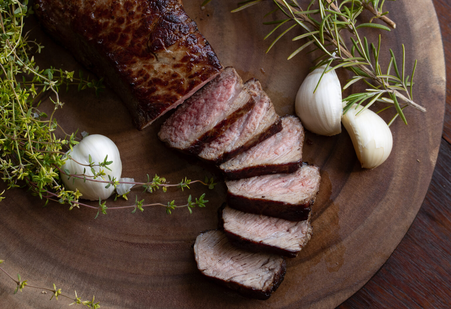 Pan seared steak