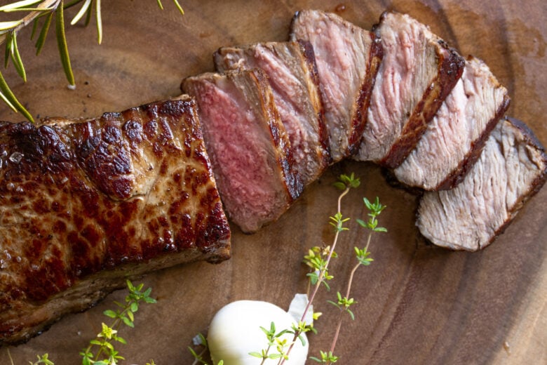 pan seared steak