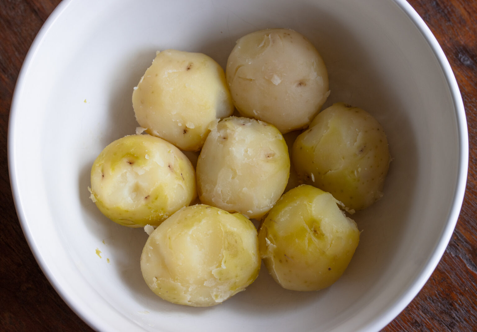 warm potato salad