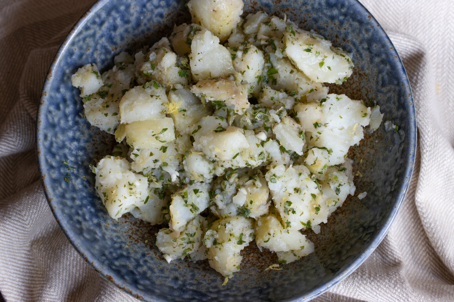 warm potato salad