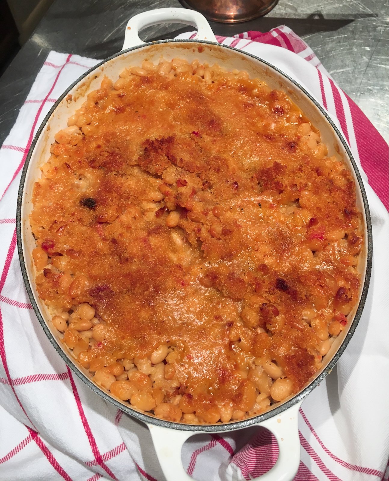 duck cassoulet all done